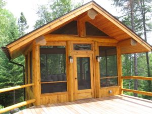 simple solid screen door made of western red cedar, doors by huisman