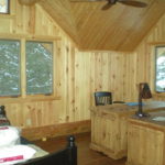 Log home Loft office