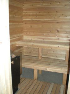 Sauna benches