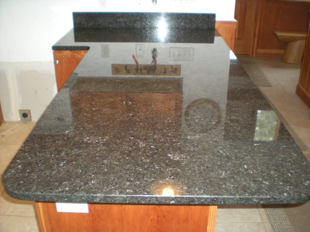 A Mesabi Black Granite countertop install - Huisman Concepts