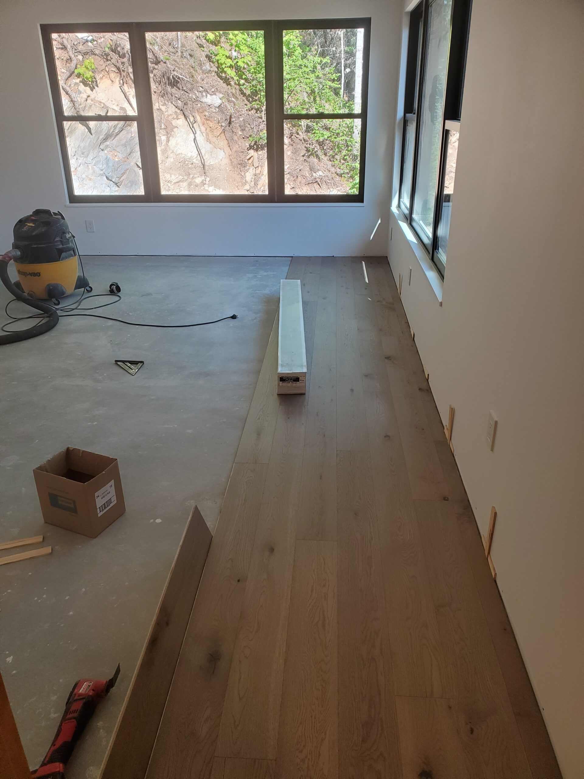 Hardwood Flooring in progress
